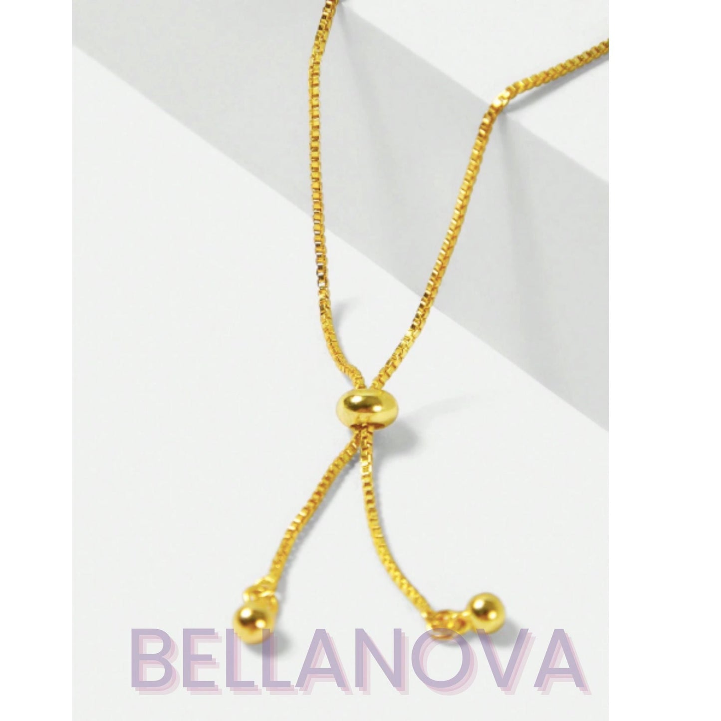 FILIPPA MONTEIRO X BELLA NOVA | Pulseira Ajustável Swarovski e Rubi - Folheado a Ouro 18K+ FRETE GRÁTIS