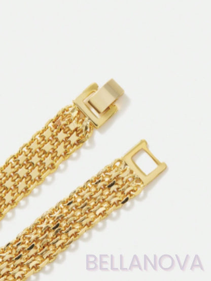Pulseira Elos™ - Folheado a Ouro 18K+ FRETE GRÁTIS