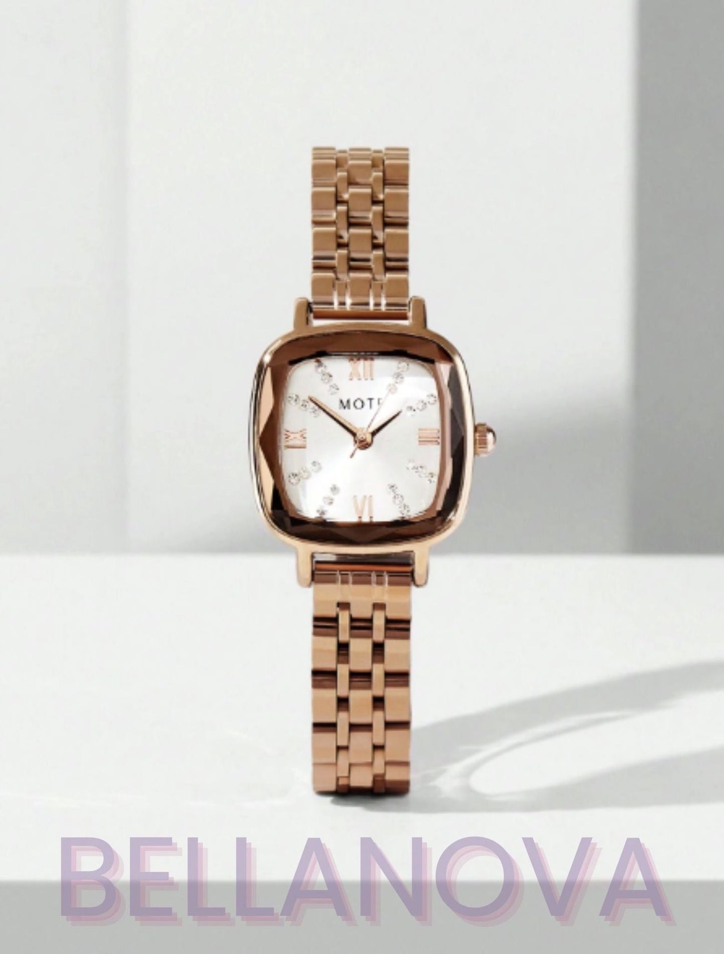 Relógio Minimalista Swarovski™ - Folheado a Ouro 18K+ FRETE GRÁTIS