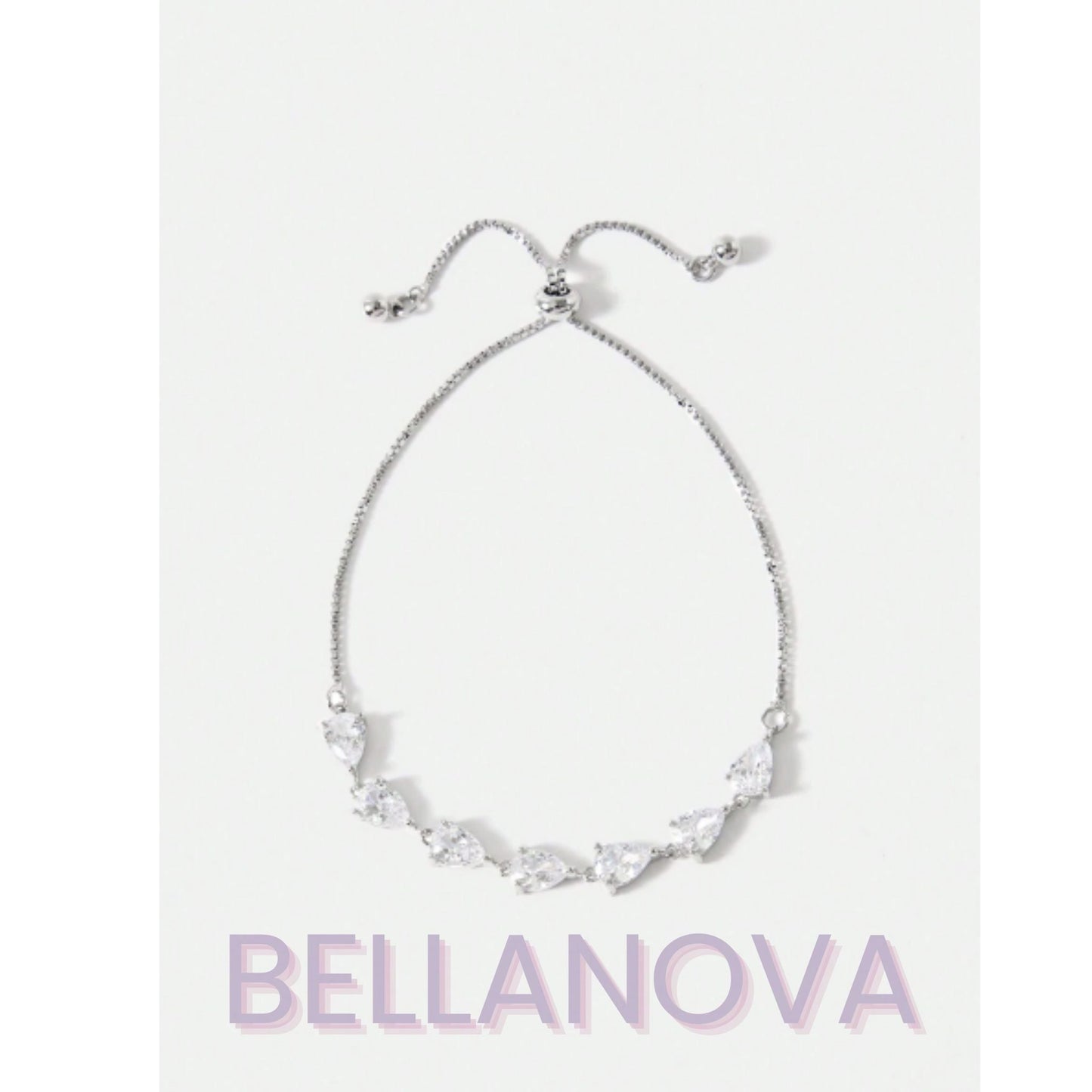 FILIPPA MONTEIRO X BELLA NOVA | Pulseira Ajustável Swarovski Cristal - Folheado a Ouro 18K+ FRETE GRÁTIS
