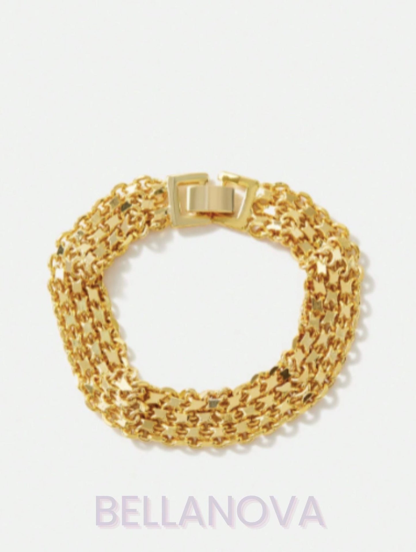 Pulseira Elos™ - Folheado a Ouro 18K+ FRETE GRÁTIS