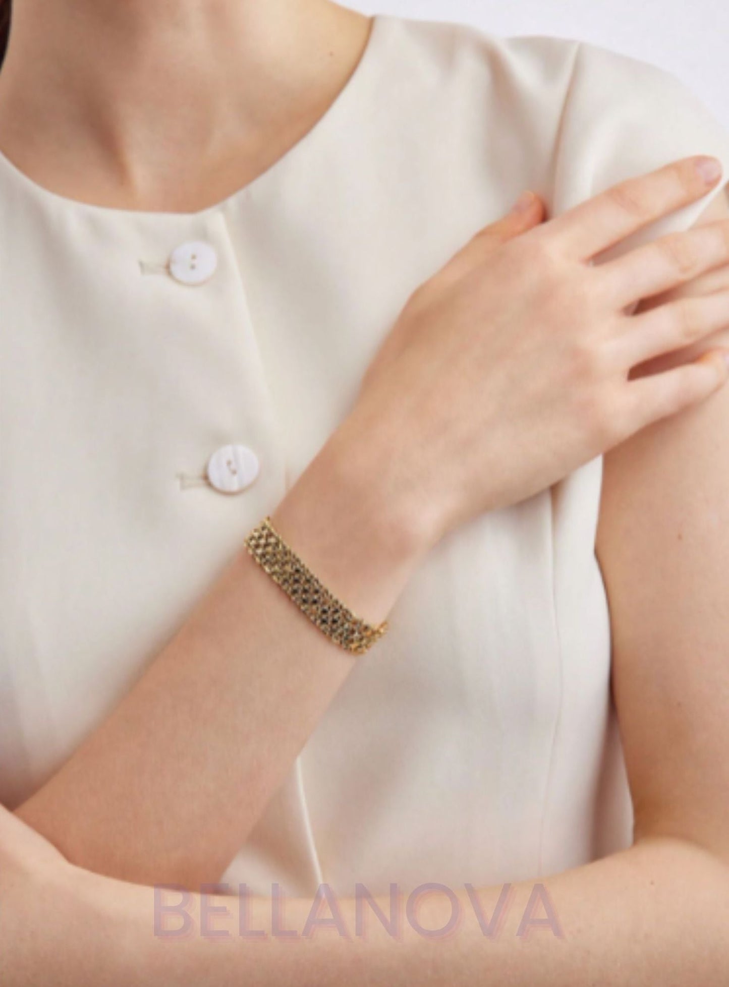 Pulseira Elos™ - Folheado a Ouro 18K+ FRETE GRÁTIS