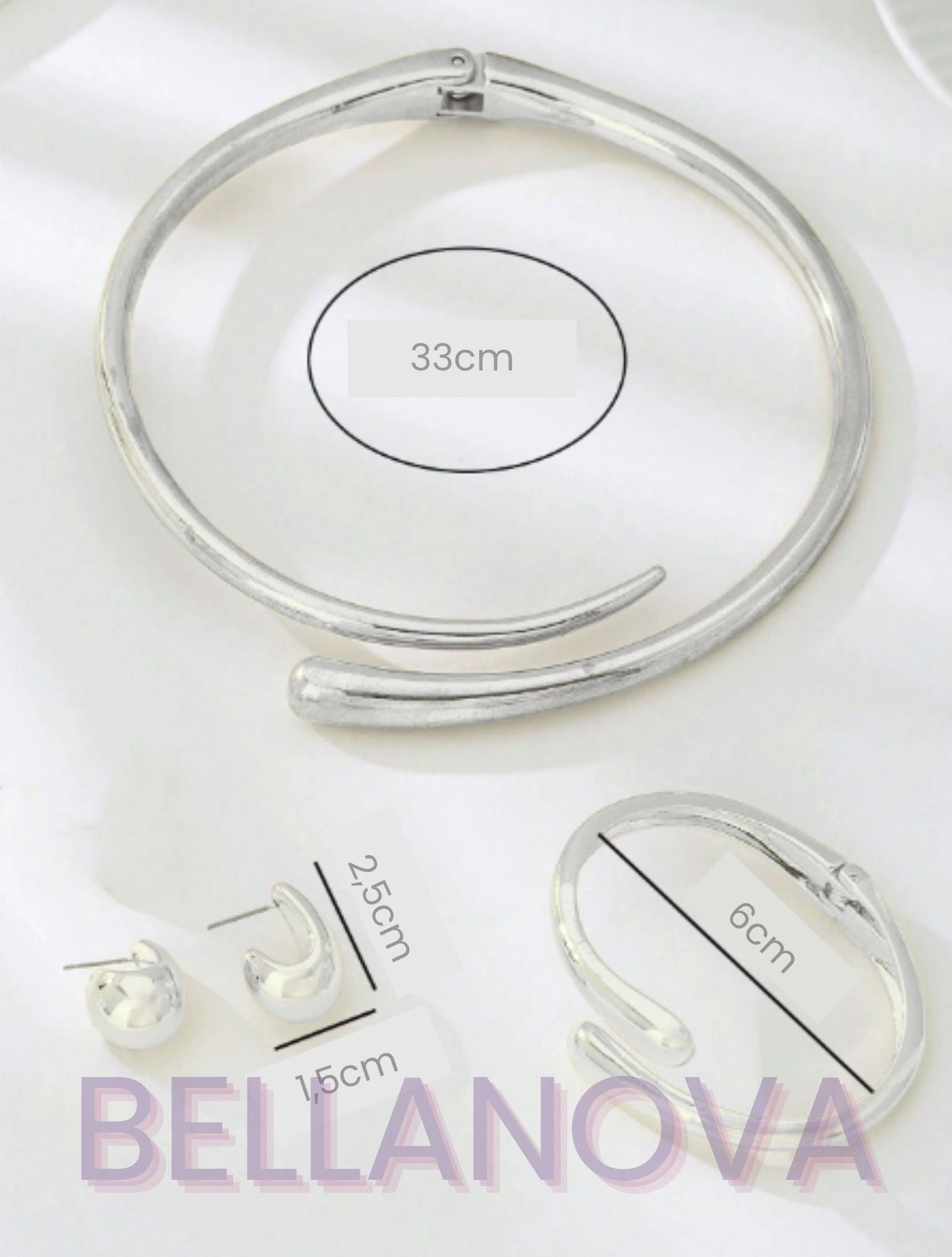 Kit 4pçs Minimalista Chic - Folheado a Ouro 18k + FRETE GRÁTIS