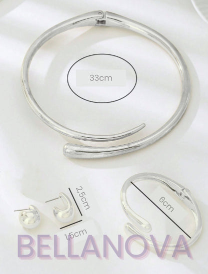 Kit 4pçs Minimalista Chic - Folheado a Ouro 18k + FRETE GRÁTIS