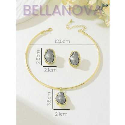 Kit 3pçs Rubi Indiano - Folheado a Ouro 18k + FRETE GRÁTIS
