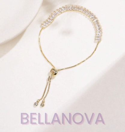 OLIVIA PADANO X BELLA NOVA | Pulseira Colecionável Swarovski - Folheado a Ouro 24k+ FRETE GRÁTIS