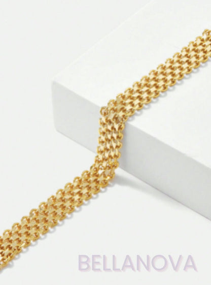 Pulseira Elos™ - Folheado a Ouro 18K+ FRETE GRÁTIS