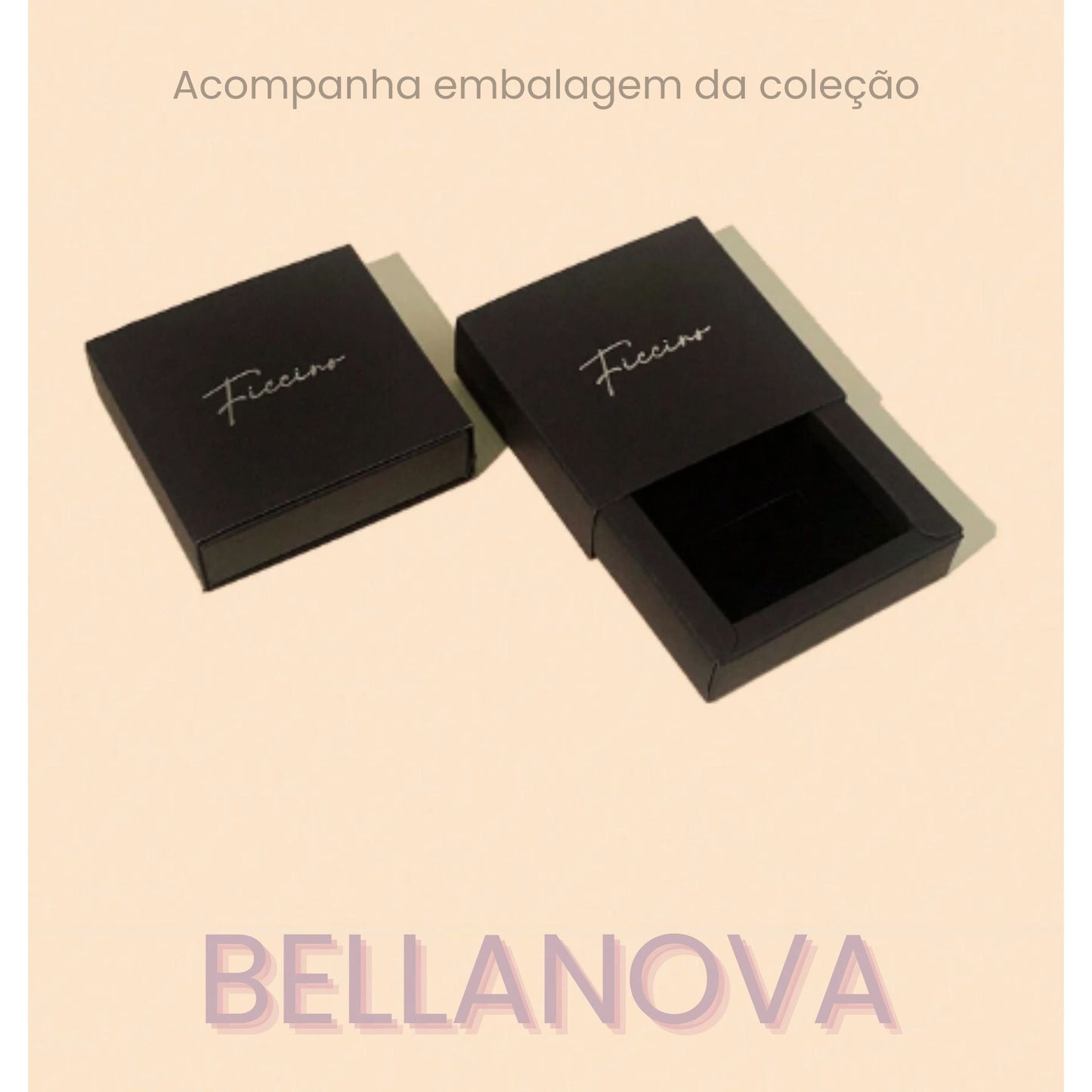 OLIVIA PADANO X BELLA NOVA | Gargantilha Coração Rosa Swarovski - Folheado a Ouro 24k+ FRETE GRÁTIS