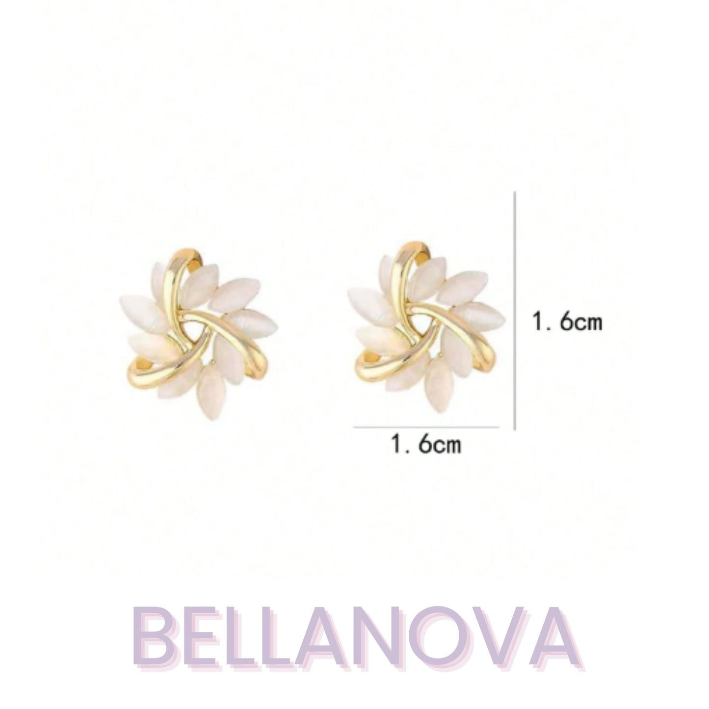 Brinco Melina - Folheado a Ouro 18k+ FRETE GRÁTIS