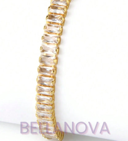 OLIVIA PADANO X BELLA NOVA | Pulseira Colecionável Swarovski - Folheado a Ouro 24k+ FRETE GRÁTIS