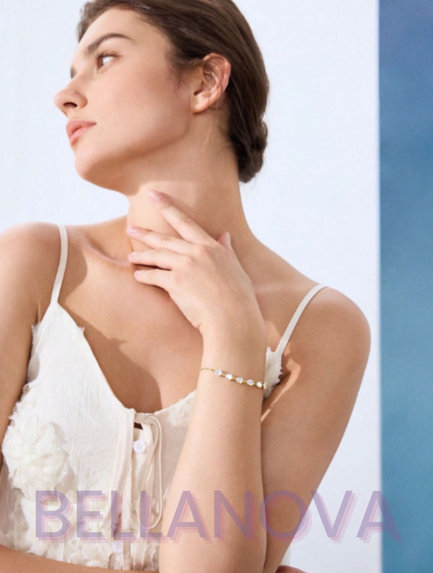 FILIPPA MONTEIRO X BELLA NOVA | Pulseira Swarovski - Folheado a Ouro 18k+ FRETE GRÁTIS