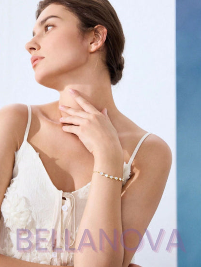 FILIPPA MONTEIRO X BELLA NOVA | Pulseira Swarovski - Folheado a Ouro 18k+ FRETE GRÁTIS