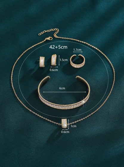 [NOVO] Kit 4pçs Lumière™ - Folheado a Ouro 18k + FRETE GRÁTIS