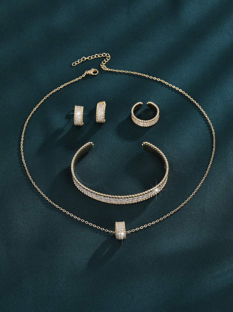 [NOVO] Kit 4pçs Lumière™ - Folheado a Ouro 18k + FRETE GRÁTIS