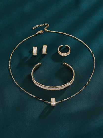 [NOVO] Kit 4pçs Lumière™ - Folheado a Ouro 18k + FRETE GRÁTIS