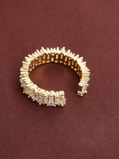 [NOVO] Anel Éclat™ Ajustável - Folheado a Ouro 18k + FRETE GRÁTIS