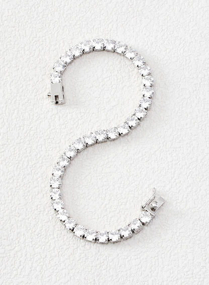 [NOVO] Bracelete Bridge Swarovski™- Cravejado com Zircônias - Folheado a Ouro 18k + FRETE GRÁTIS