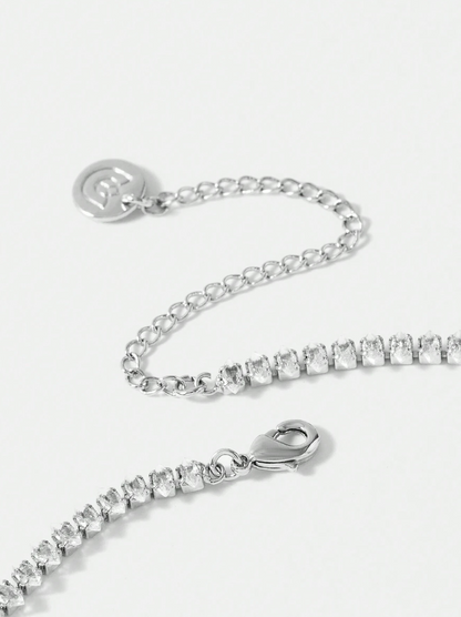 [NOVO] Colar Bridge Swarovski™- Cravejado com Zircônias - Folheado a Ouro 18k + FRETE GRÁTIS