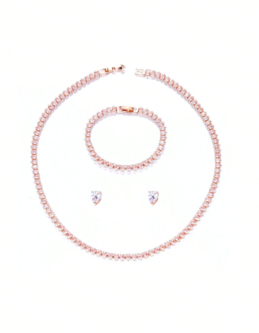 [NOVO] Kit 4pçs Crystal Royale Swarovski™ - Folheado a Ouro 18k + FRETE GRÁTIS