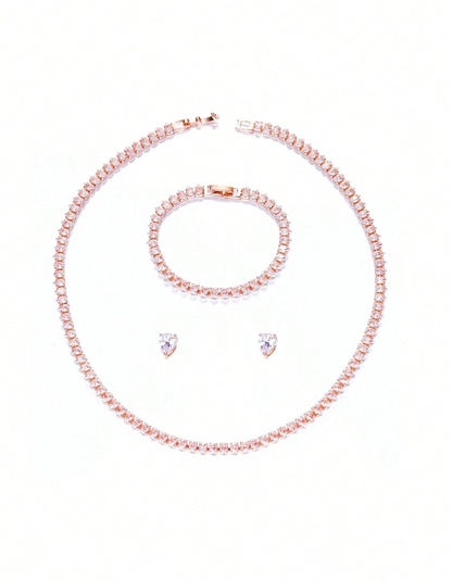 [NOVO] Kit 4pçs Crystal Royale Swarovski™ - Folheado a Ouro 18k + FRETE GRÁTIS
