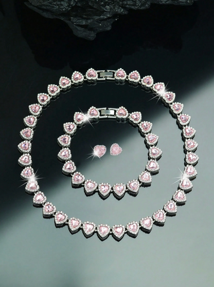 [NOVO] Kit 4pçs Amour Royale Swarovski™ - Folheado a Ouro 18k + FRETE GRÁTIS