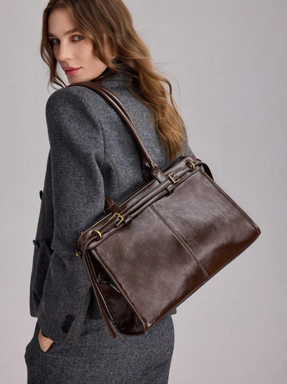 [NOVA] Bolsa Francesca Couro Crocodilo - Edição Limitada