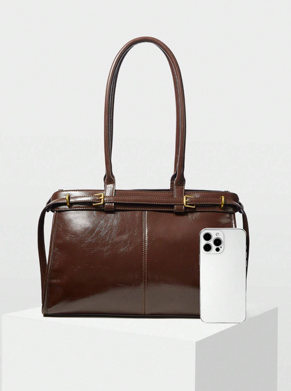 [NOVA] Bolsa Francesca Couro Crocodilo - Edição Limitada