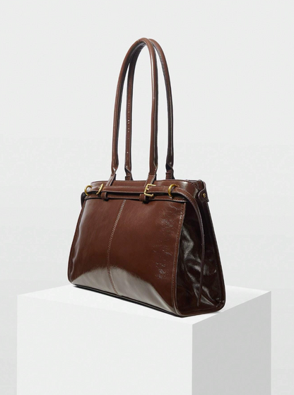 [NOVA] Bolsa Francesca Couro Crocodilo - Edição Limitada
