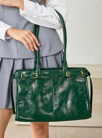 [NOVA] Bolsa Francesca Couro Crocodilo - Edição Limitada